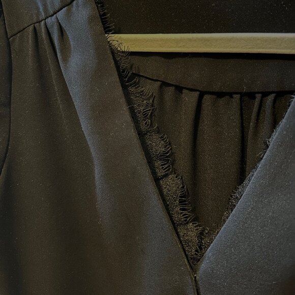 Cooper & Ella Black Livia Wrap Top, Small, Black - Picture 7 of 8